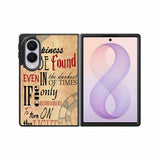Harry Potter book quote Samsung Galaxy Z Fold 8 Case