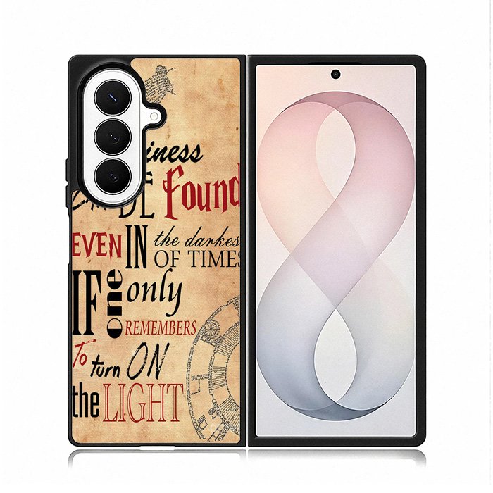 Harry Potter book quote Samsung Galaxy Z Fold 8 Ultra Case