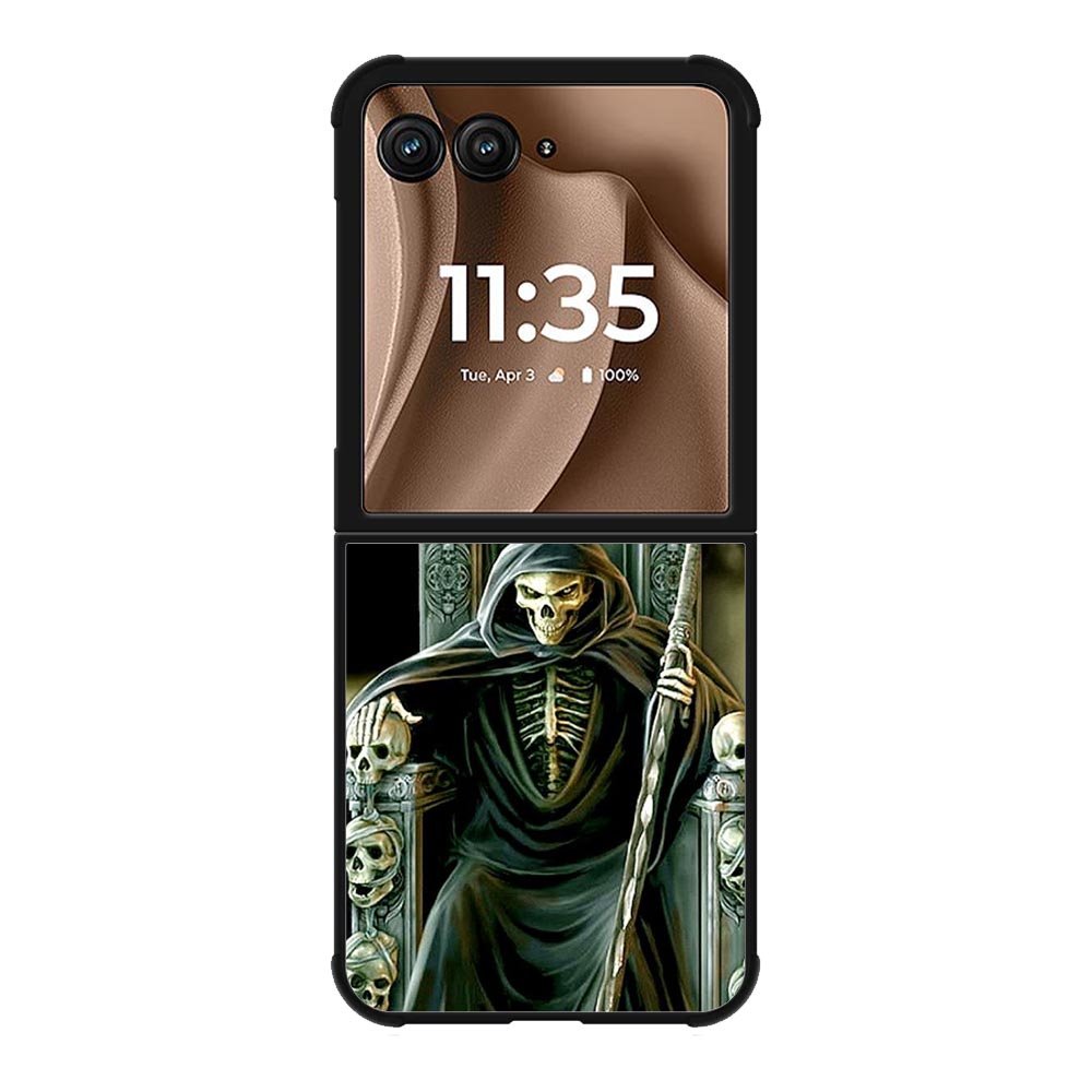 Grim Reaper Skeleton King Motorola Moto RAZR Plus 2025 Case