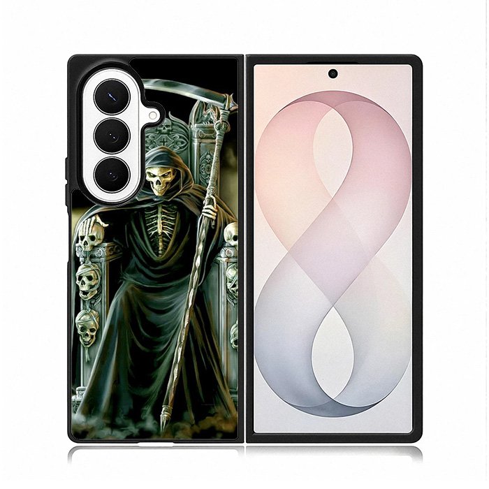 Grim Reaper Skeleton King Samsung Galaxy Z Fold 8 Ultra Case