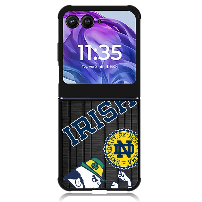 Notre Dame Fighting Irish 7th Motorola Moto Razr Plus 2024 , Moto Razr+ 2024 Case