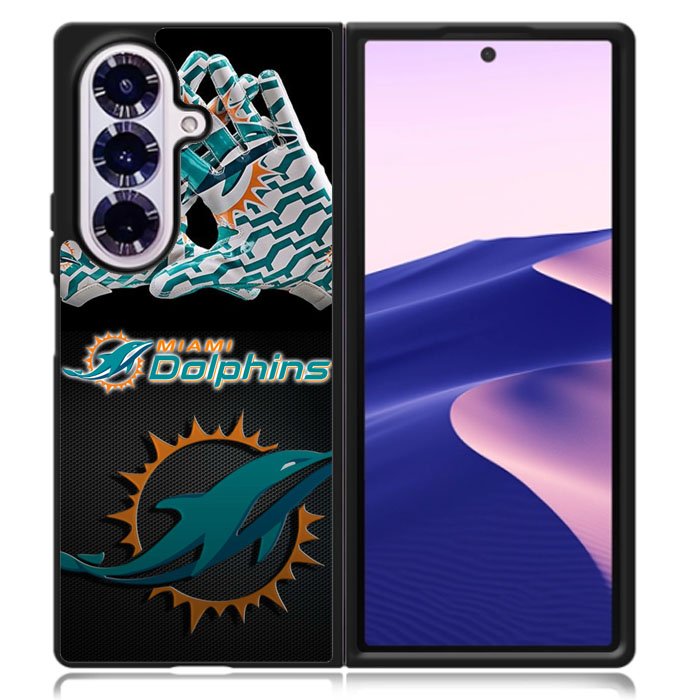 Miami Dolphins Logo Case Samsung Galaxy Z Fold 7 Case DC1133