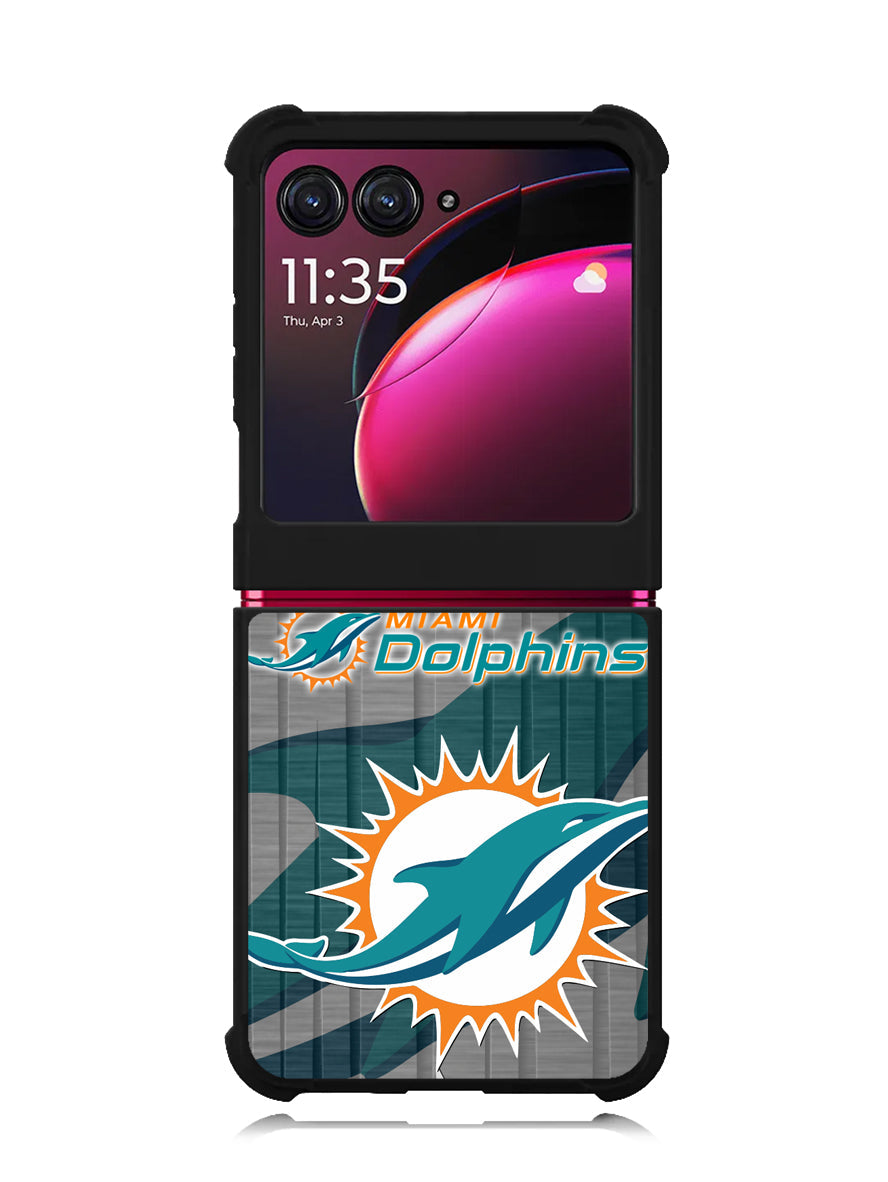 miami dolphins 1st Motorola Moto Razr Plus 2023 , Moto Razr+ 2023 Case