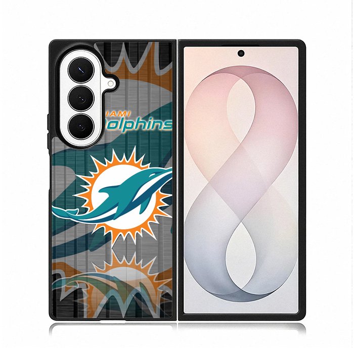 Miami Dolphins Samsung Galaxy Z Fold 8 Ultra Case DC1128