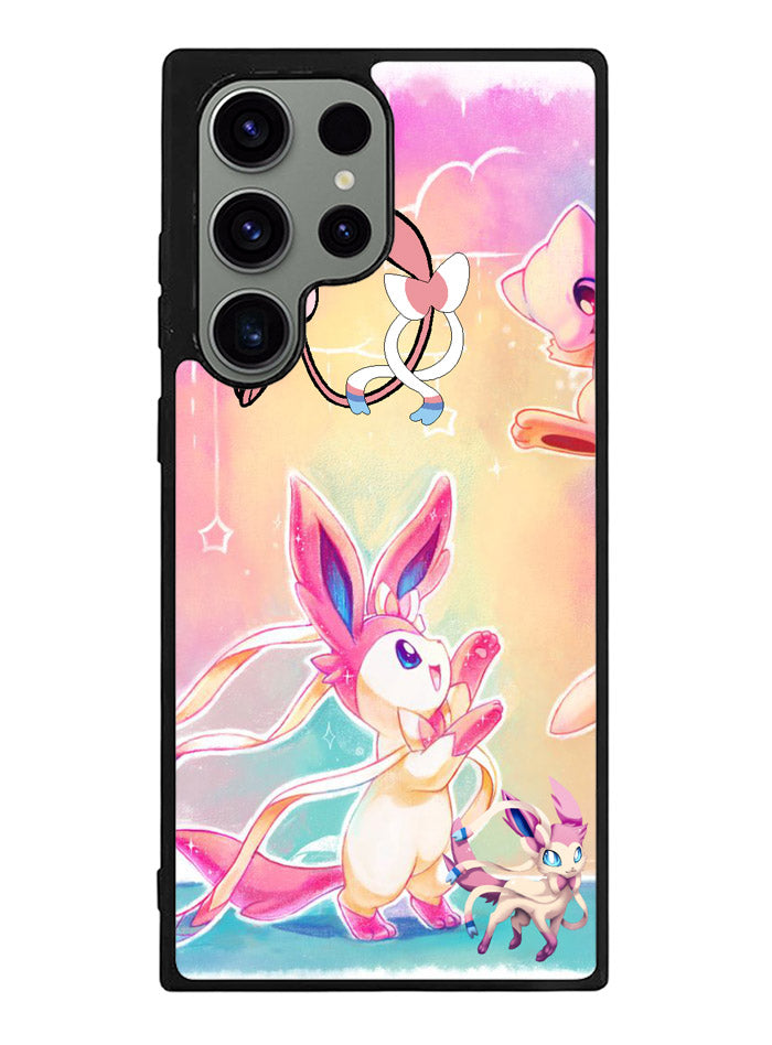 Pokemon Sylveon And Mew Samsung Galaxy S23 Ultra 5G Case