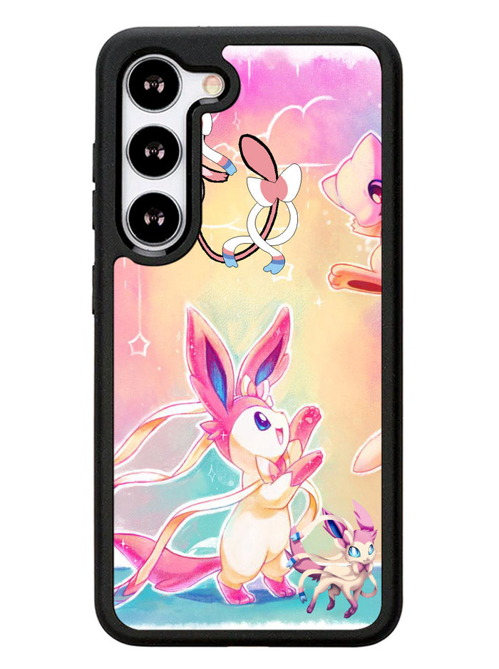 Pokemon Sylveon And Mew Samsung Galaxy S23 Plus 5G / Samsung Galaxy S23+ 5G Case
