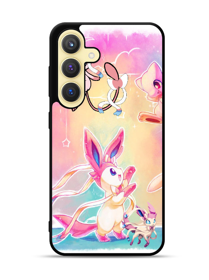 Pokemon Sylveon And Mew Samsung Galaxy S24 Plus 5G , Samsung Galaxy S24+ 5G Case