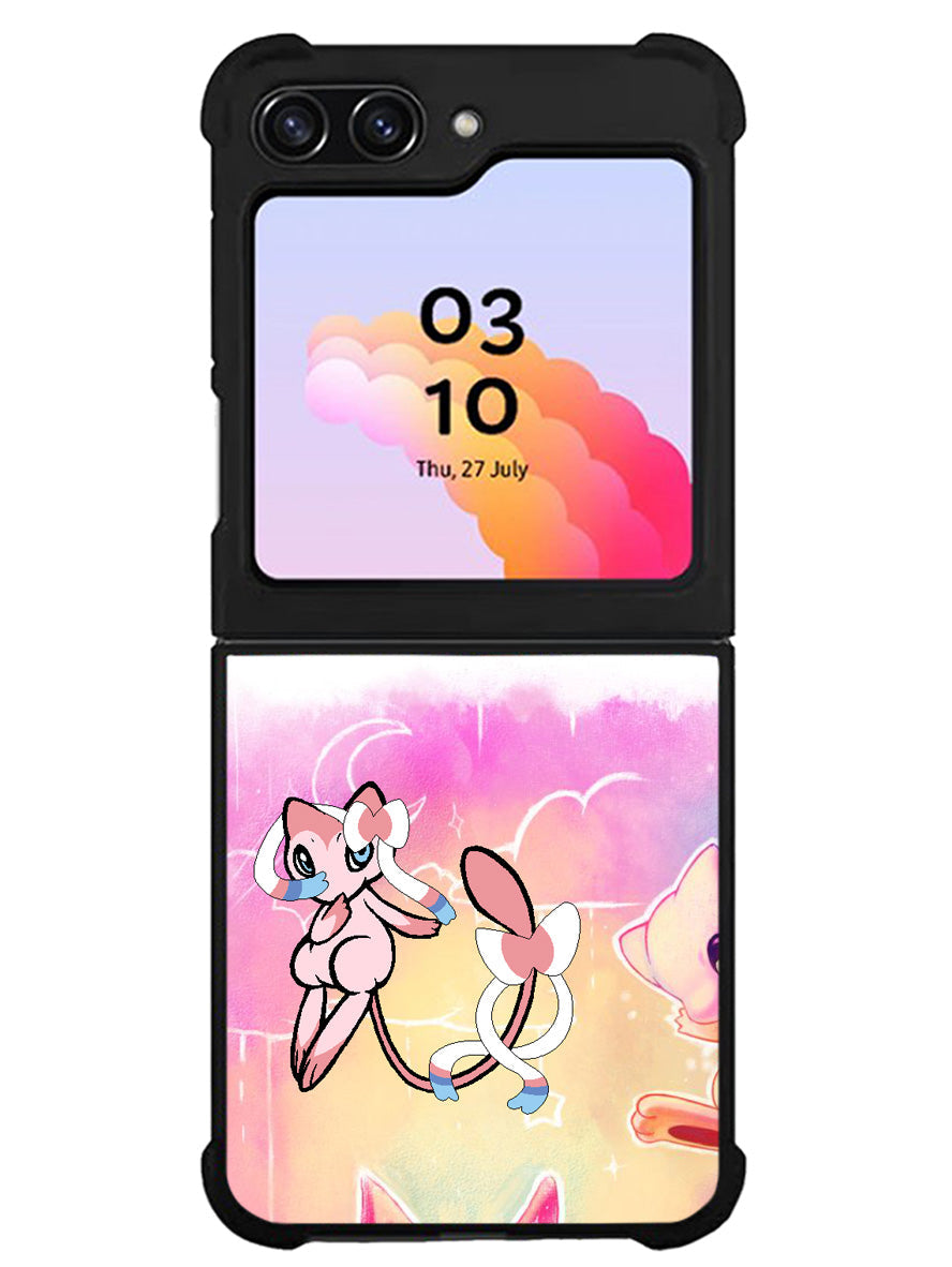 Pokemon Sylveon And Mew Samsung Galaxy Z Flip 5 5G 2023 Case