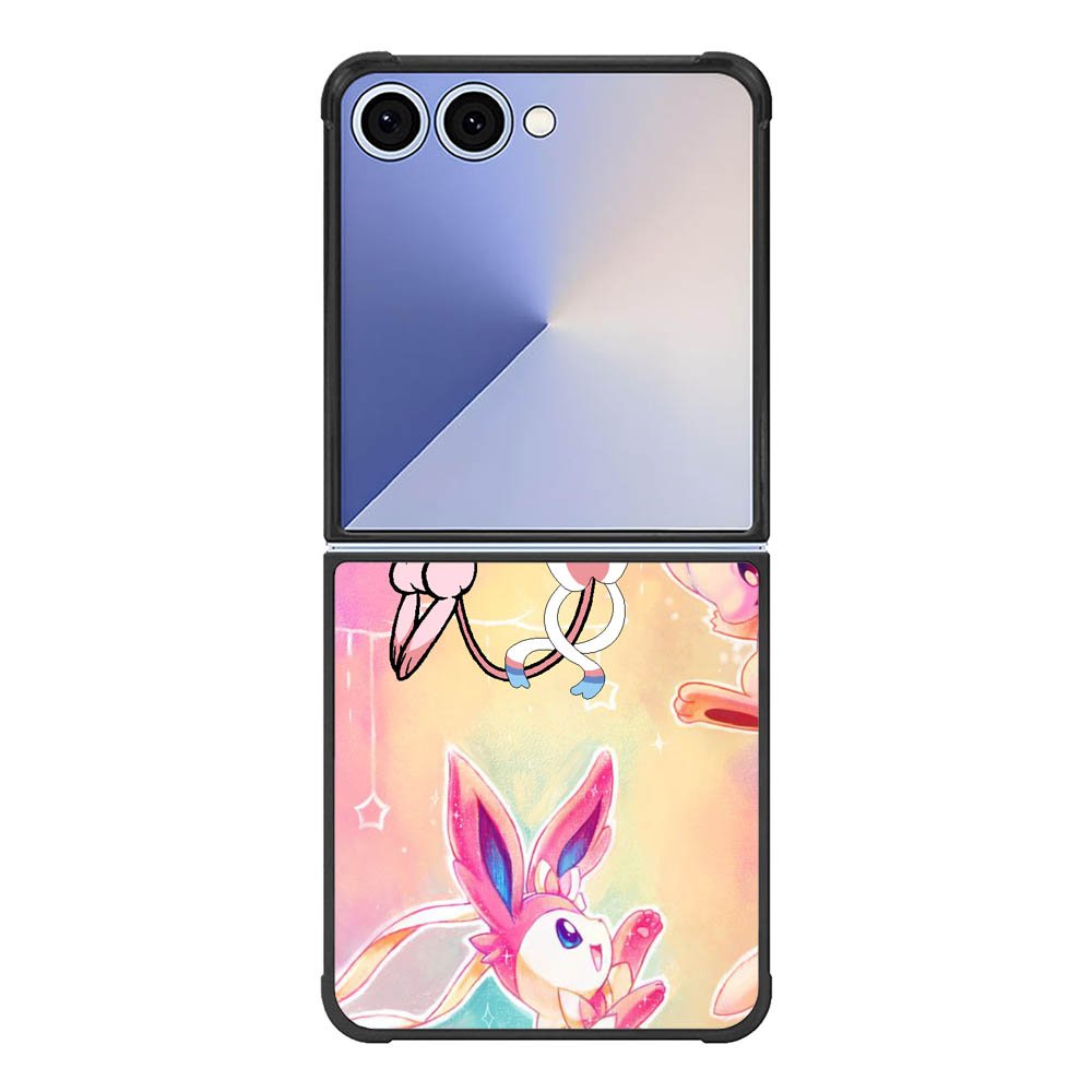 Pokemon Sylveon And Mew Samsung Galaxy Z Flip 7 5G Case