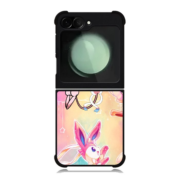 Pokemon Sylveon And Mew Samsung Galaxy Z Flip 6 Case