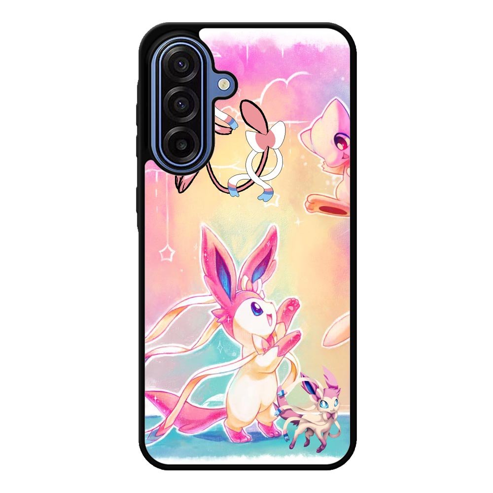 Pokemon Sylveon And Mew Samsung Galaxy A17 Case