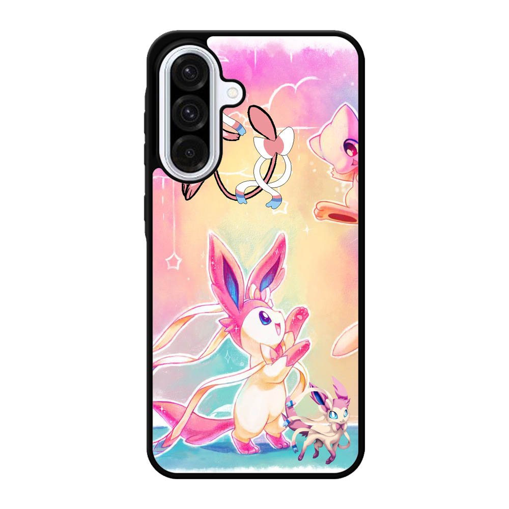 Pokemon Sylveon And Mew Samsung Galaxy A56 Case DC7805