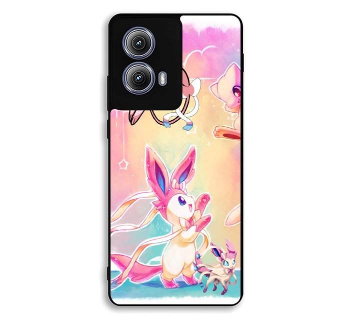 Pokemon Sylveon And Mew Motorola Moto Edge 2024 Case DC3320