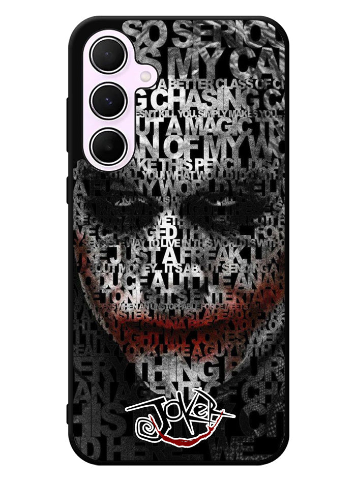 Joker Typography Quotes 1st Samsung Galaxy A35 5G Case