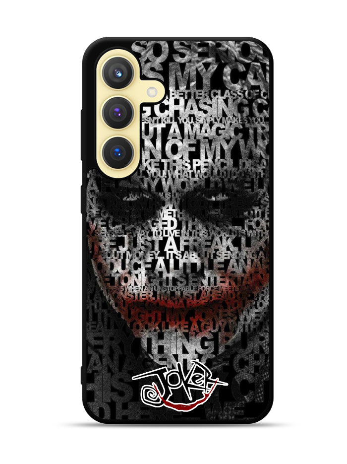 Joker Typography Quotes 1st Samsung Galaxy S24 Plus 5G , Samsung Galaxy S24+ 5G Case