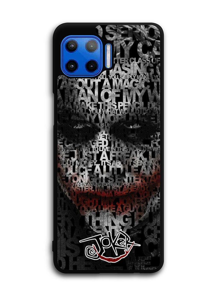 Joker Typography Quotes 1st Motorola Moto One 5G Case , Moto One 5G UW Case , Moto G 5G Plus Case