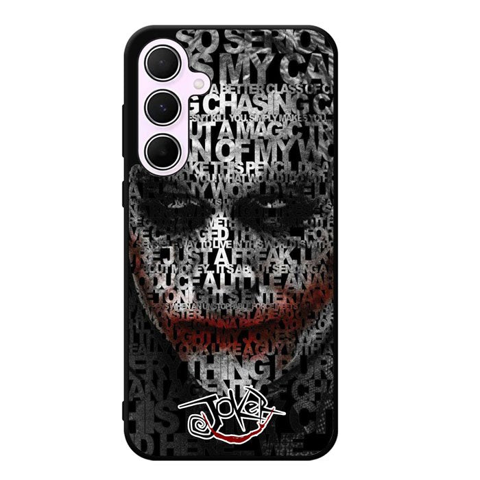 Joker Typography Quotes Samsung Galaxy A35 5G Case DC0946