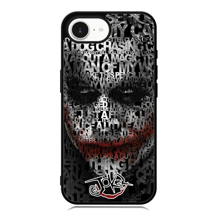 Joker Typography Quotes iPhone 16e Case DC0946