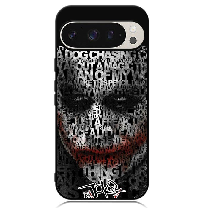 Joker Typography Quotes Google Pixel 9 | Google Pixel 9 Pro Case DC0946