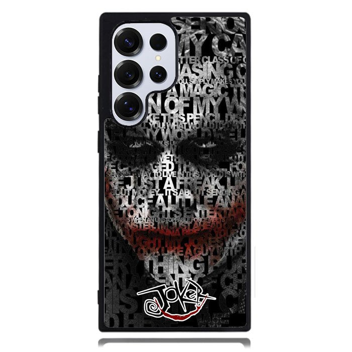Joker Typography Quotes Samsung Galaxy S24 Ultra Case DC0946