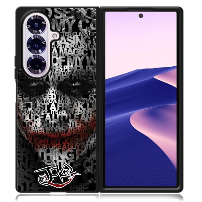 Joker Typography Quotes Samsung Galaxy Z Fold 7 Case DC0946