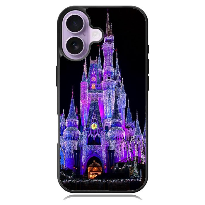 Disney Castle Night Lights iPhone 16 Case DC0520