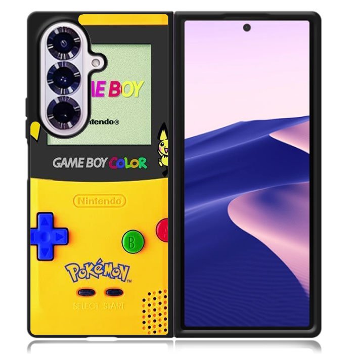 Game Boy Pokemon Pikachu Samsung Galaxy Z Fold 7 Case DC0673