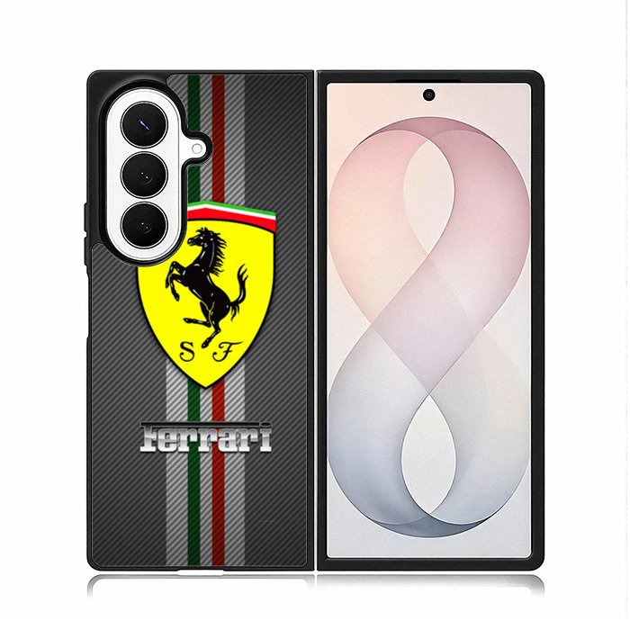 Ferrari Logo Samsung Galaxy Z Fold 8 Ultra Case DC0634