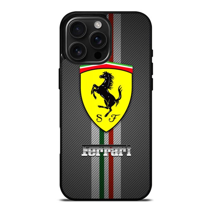 Ferrari Logo iPhone 16 Pro Max Case DC0634