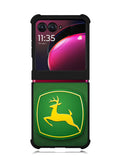 John Deere Logo Green Motorola Moto Razr Plus 2023 , Moto Razr+ 2023 Case