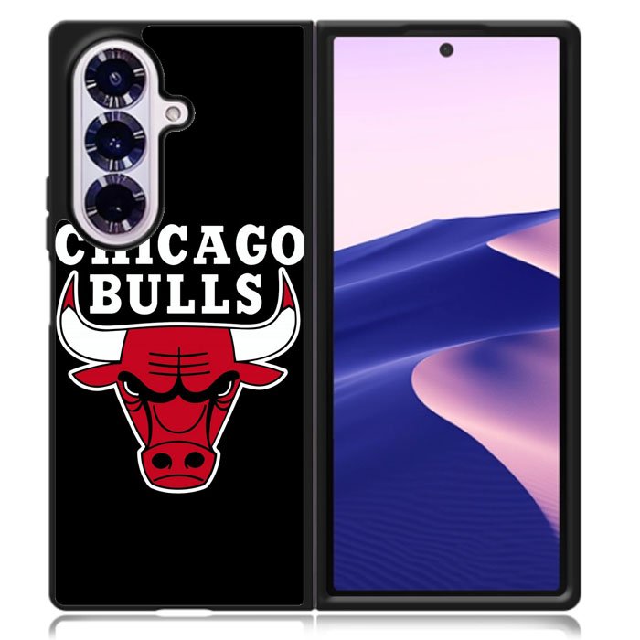 Chicago Bulls Logo Case Samsung Galaxy Z Fold 7 Case DC0322
