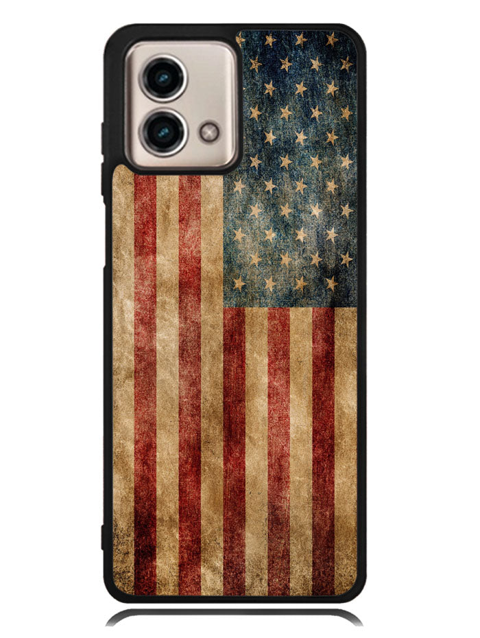 Vintage American Flag Motorola Moto G Stylus 5G 2023 Case