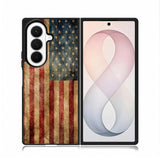 Vintage American Flag Samsung Galaxy Z Fold 8 Ultra Case