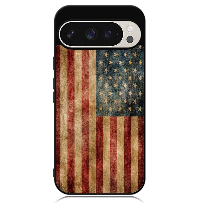 Vintage American Flag Google Pixel 9 Pro XL Case