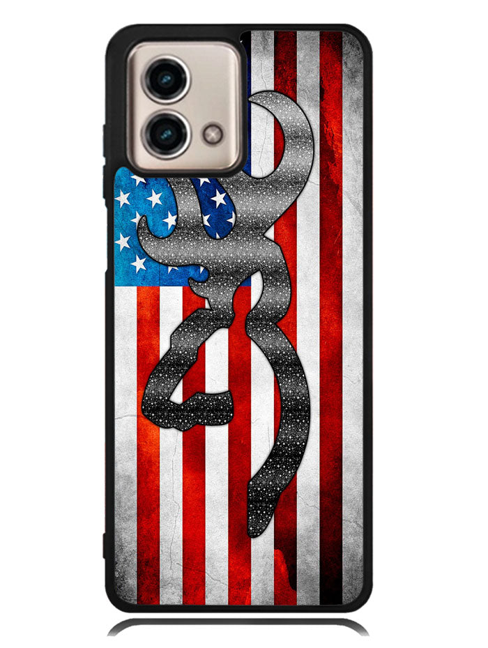 Camo American Flag 1st Motorola Moto G Stylus 5G 2023 Case