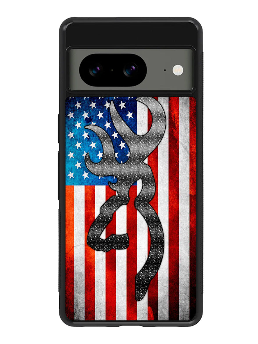 Camo American Flag 1st Google Pixel 8 Case