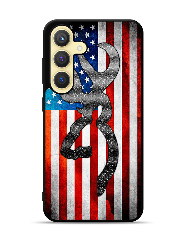 Camo American Flag 1st Samsung Galaxy S25 Plus 5G , Samsung Galaxy S25+ 5G Case