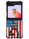 Camo American Flag 1st Samsung Galaxy Z Flip 5 5G 2023 Case