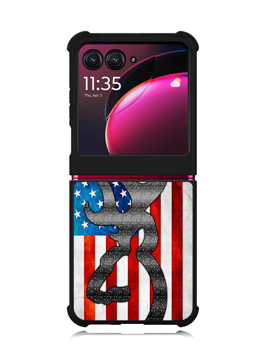 Camo American Flag 1st Motorola Moto Razr Plus 2023 , Moto Razr+ 2023 Case