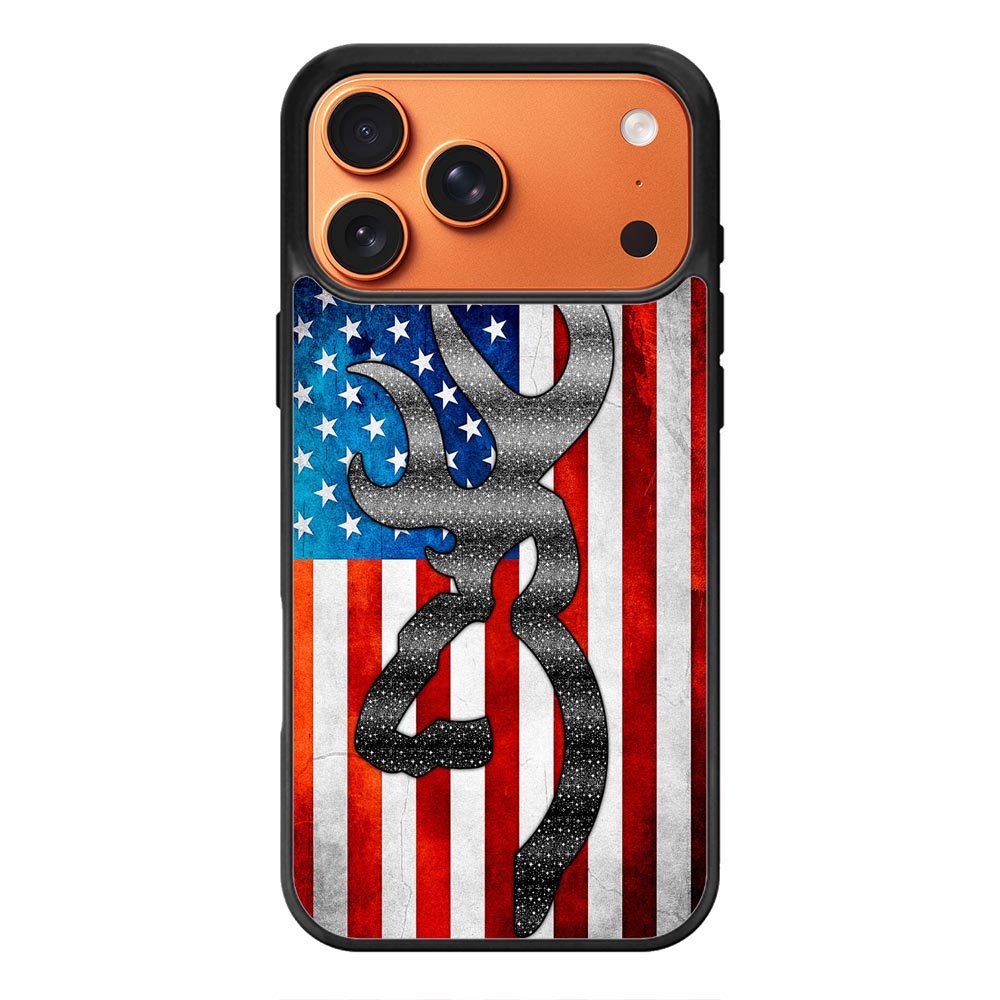 Camo American Flag 1st iPhone 17 Pro Max Case