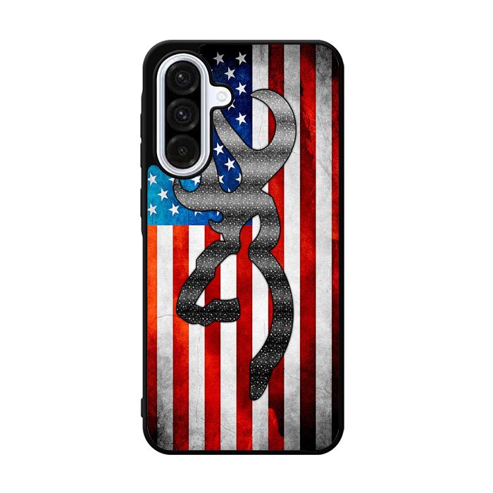Camo American Flag 1st Samsung Galaxy A36 Case DC3437