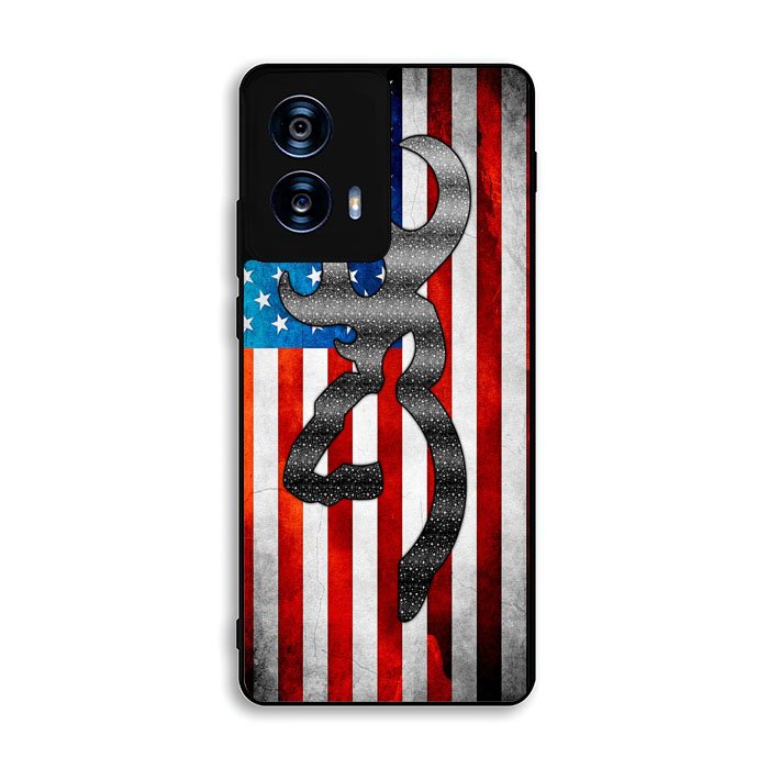 Camo American Flag 1st Motorola Moto G Power 5G 2024 Case DC3437