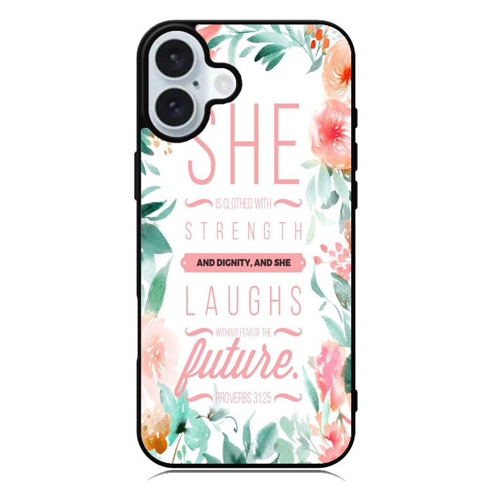 Biblical Proverb iPhone 16 Plus Case