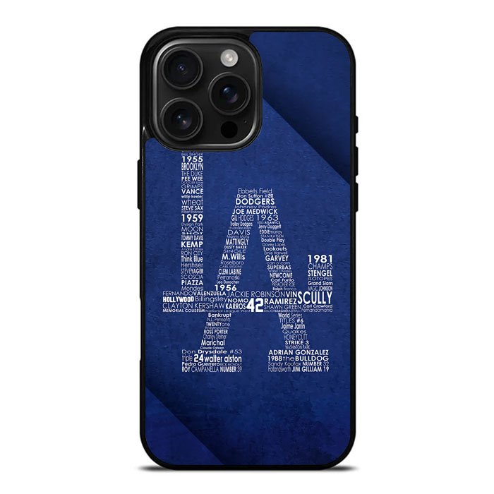 Los Angeles Dodgers La iPhone 16 Pro Case DC1059