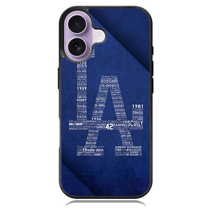 Los Angeles Dodgers La iPhone 16 Case DC1059