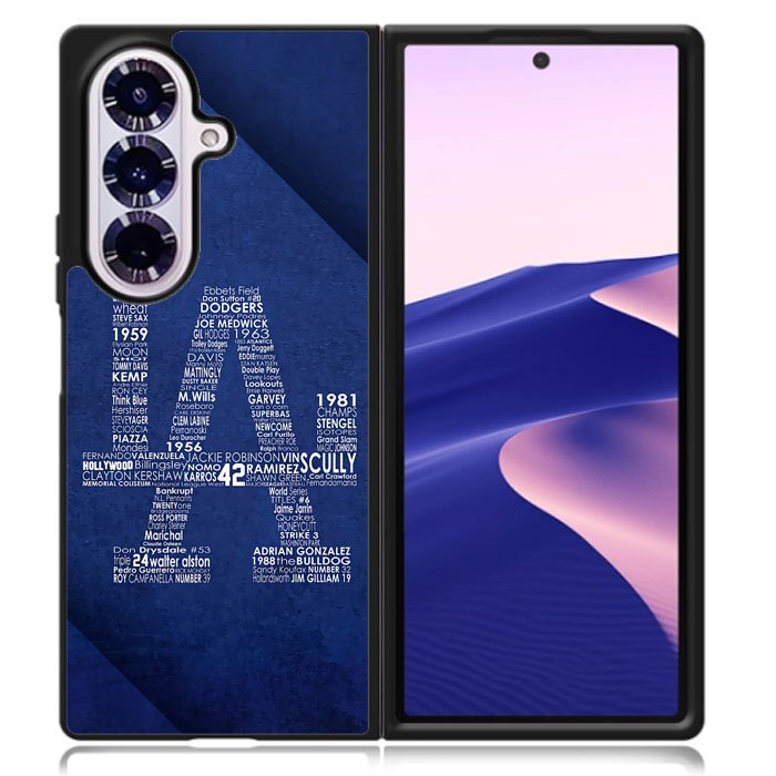 Los Angeles Dodgers La Samsung Galaxy Z Fold 7 Case DC1059
