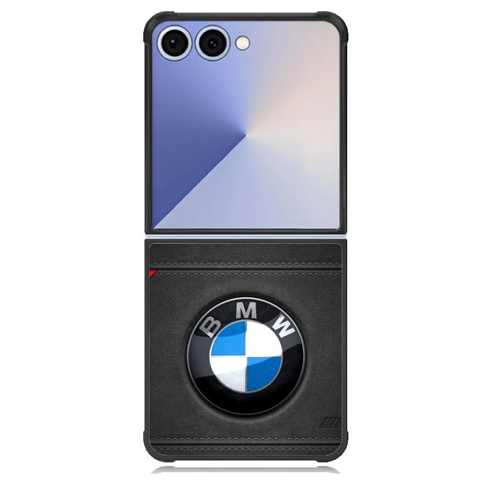 BMW Leather Logo Samsung Galaxy Z Flip 7 Case DC0208