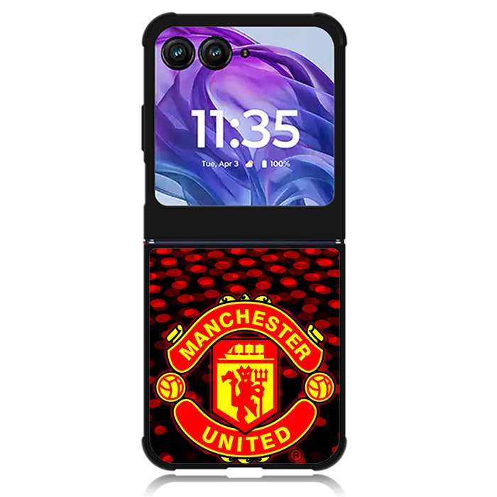 Manchester United FC Motorola Moto Razr Plus 2024 , Moto Razr+ 2024 Case