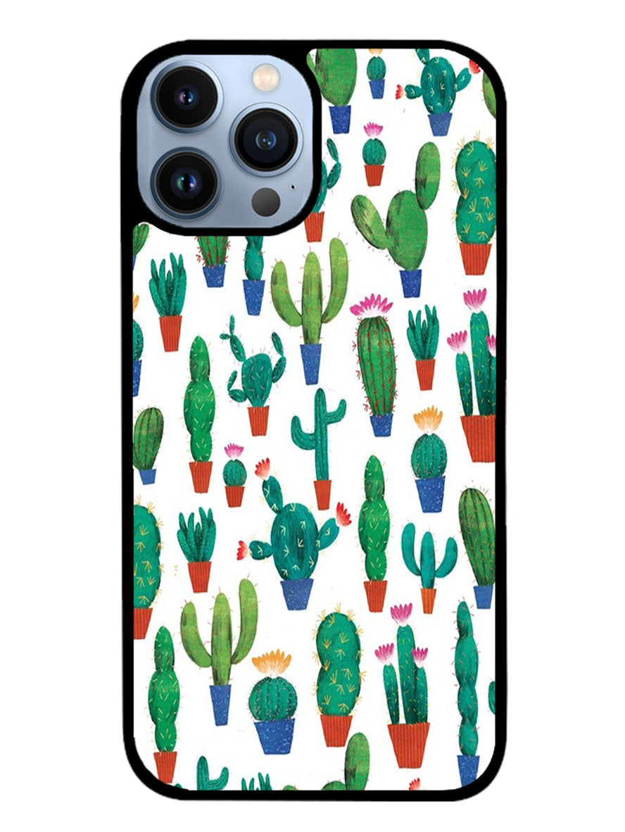 New Cactus Pattern iPhone 13 Pro Max Case