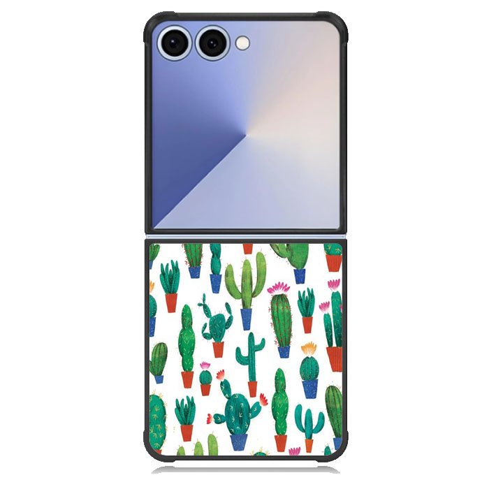 New Cactus Pattern Samsung Galaxy Z Flip 7 Case DC1240